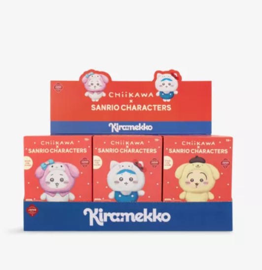 Chiikawa吉伊卡哇 Kiramekko Vinyl Soft Toy Assortment毛绒玩具