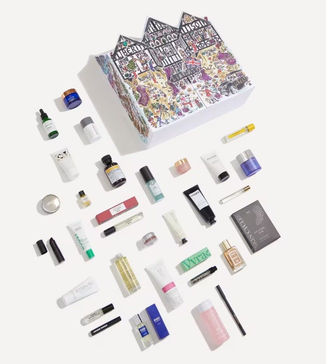 Liberty London 2025 Beauty Advent Calendar products