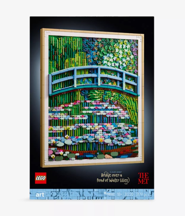 LEGO Claude Monet 31220 莫奈睡莲池上的桥艺术乐高