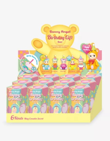 Sonny Angel Birthday Gift Bear生日小熊盲盒 Selfridges
